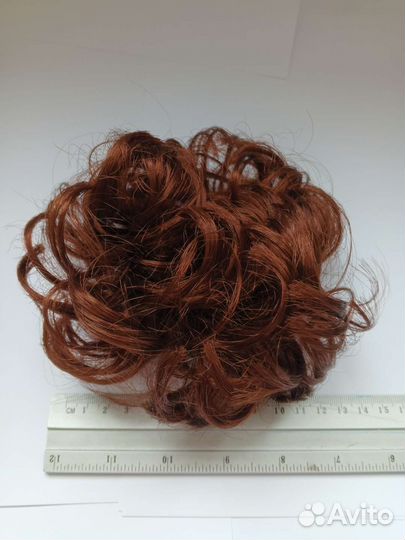 Шиньон на резинке, пучок для волос, резинка