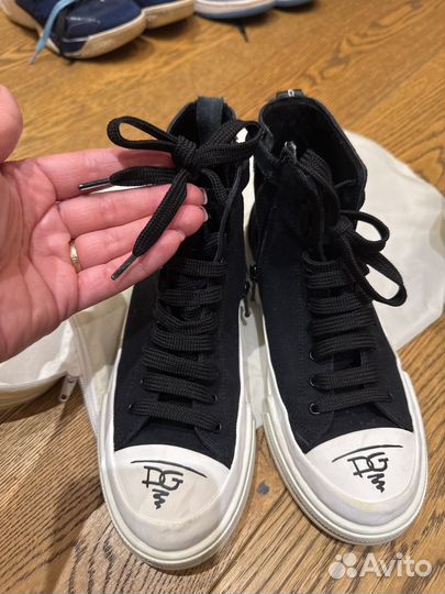 Dolce gabbana кеды детские 36 размер оригинал