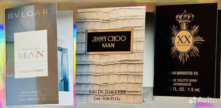 Мужской парфюм пробники и миниатюры