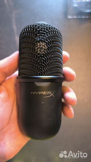 Игровой микрофон HyperX SoloCast Black