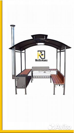 Мангал беседка для дачи