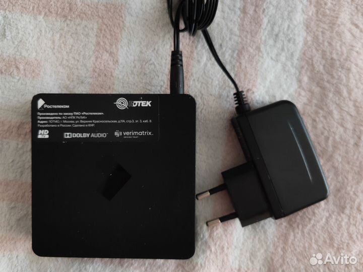 Приставка тв Ростелеком