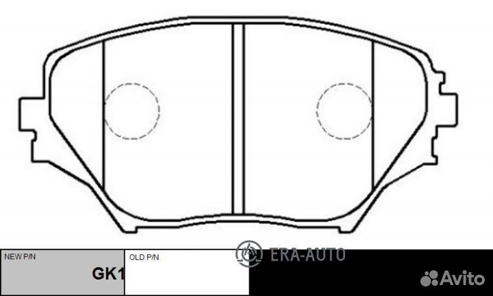 CTR CKT-12 Колодки дисковые передние\ toyota rav4