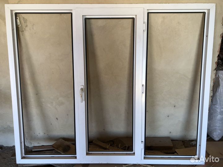 Пластиковые окна и двери бу
