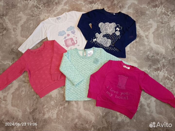 Вещи пакетом на девочку 92