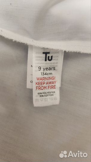 Рубашка белая на девочку