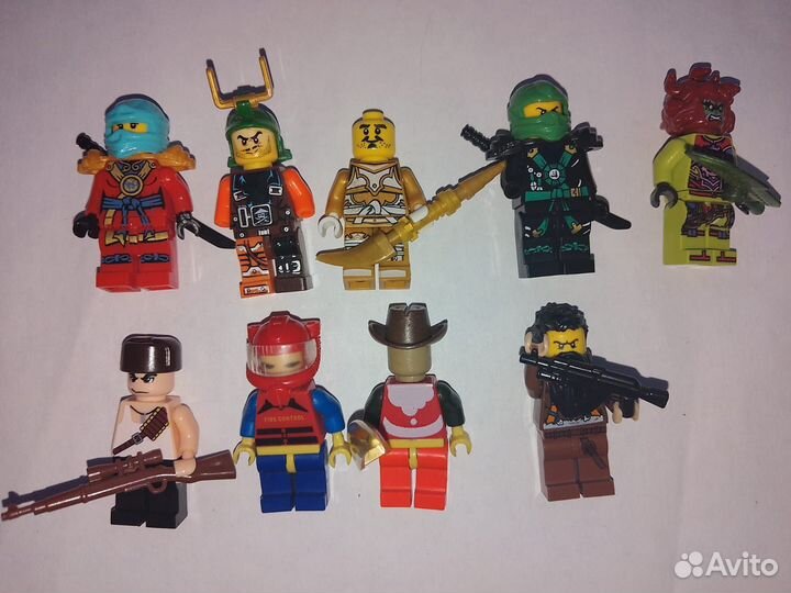 Lego минифигурки, аксессуары