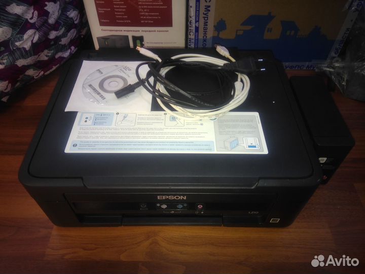 Принтер-сканер Epson L210 (На восстановление)