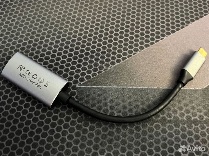 Адаптер Type-C (USB-C) - hdmi с поддержкой 4k60Hz