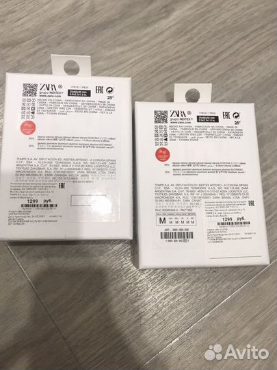 Прорезиненный чехол дня наушников airpods zara