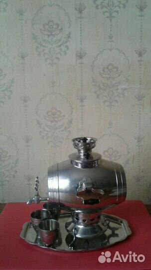 Сувенирный коньячный самовар-бочонок,ссср