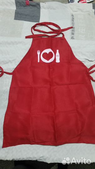 Фартуки кухонные Coca-Cola. Новые. Чёрный/Красный