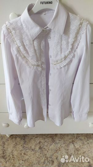 Рубашка школьная блузка