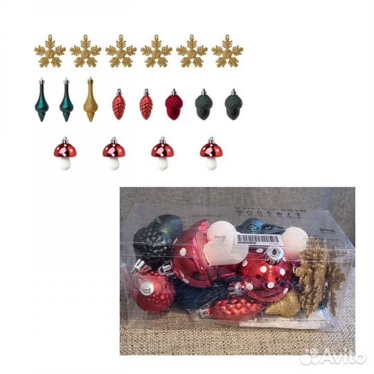 Венок Смикка Икеа Новогодний декор Икеа винтер