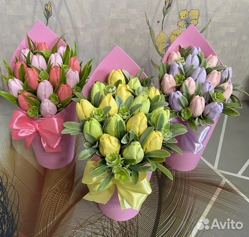 Букеты. Цветы. Мыло ручной работы