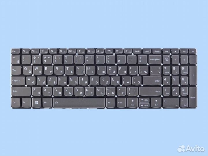 Клавиатура для Lenovo 720S-15IKB V330-15ISK Серая