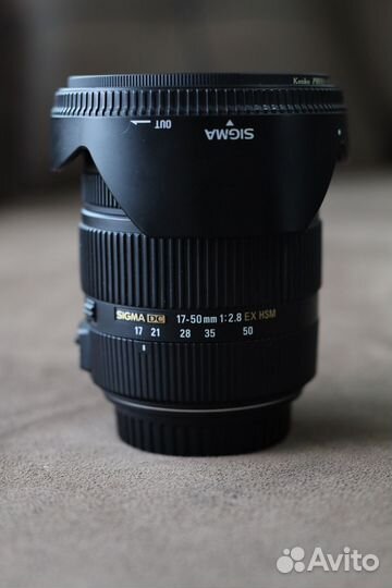 Объектив Sigma AF 17-50mm f/2.8 Canon EF-S