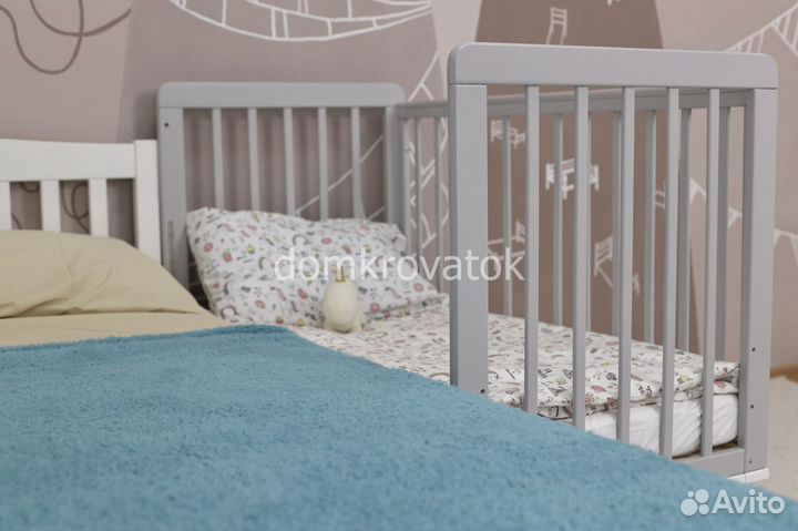 Кроватка для новорожденных приставная
