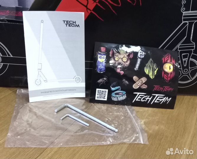 Трюковой самокат TeachTeam Provokator 47 red-black