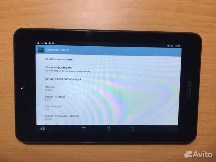 Планшет asus ME173X