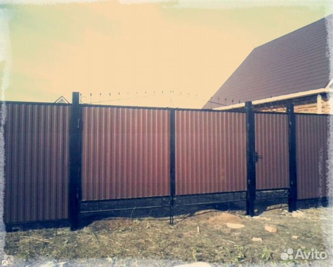 Забор из профлиста