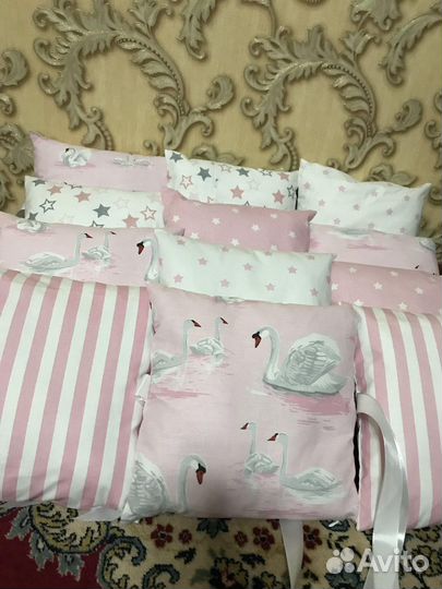 Бортики в детскую кроватку