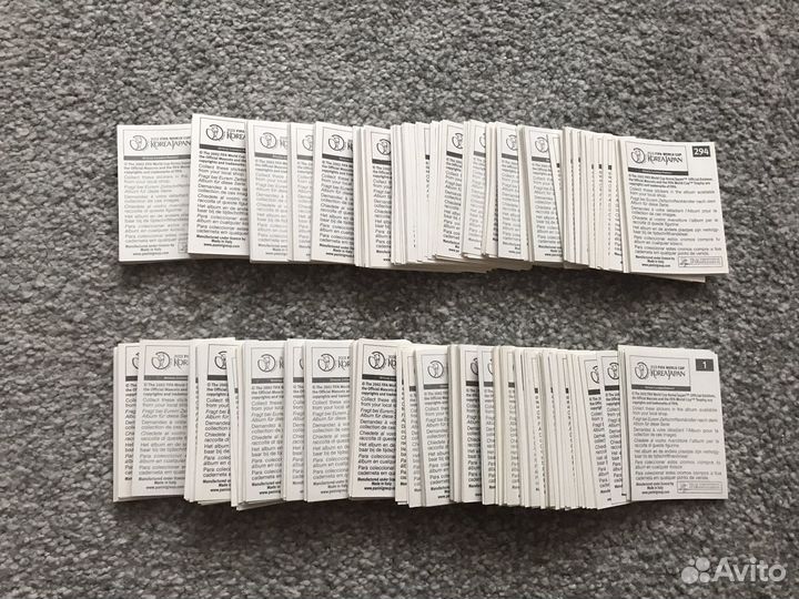 Panini чемпионат мира 2002 полный сет