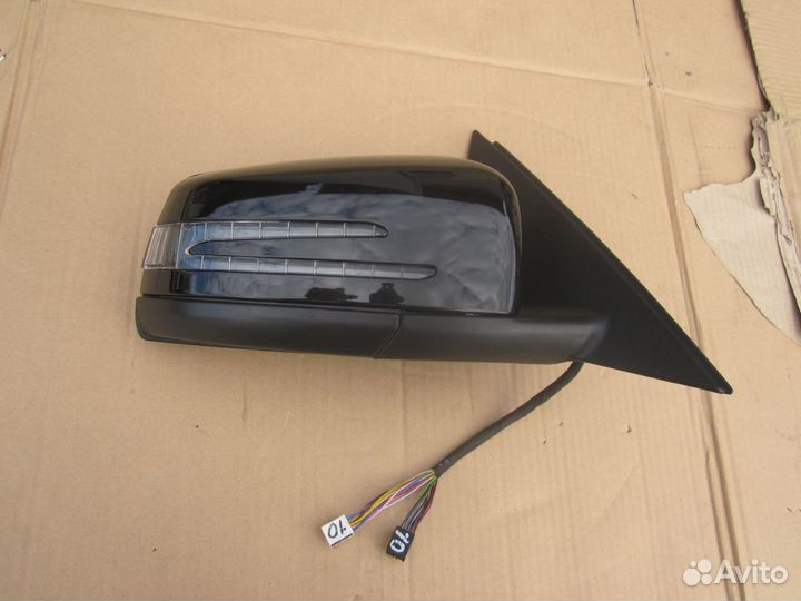 Зеркало правое 10+10 конт Mercedes W204 рестайл