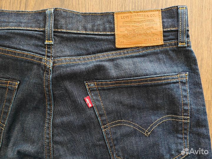 Джинсы мужские levis 502 w33 l34