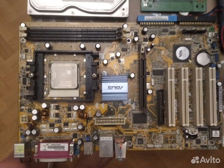 Материнская плата Asus KBV-X SE с процессором