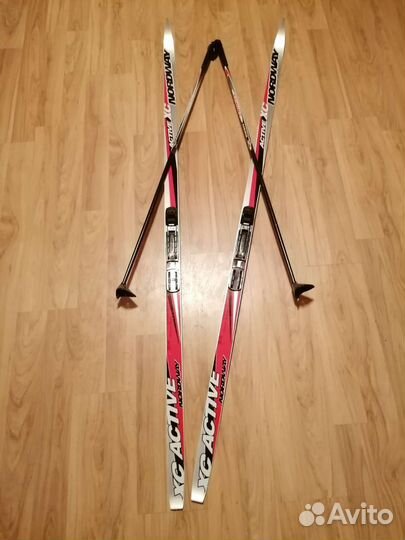 Лыжи беговые nordway + лыжные ботинки