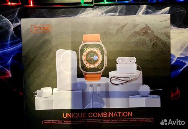 Набор Apple smart watch 8 Promax 6 в 1