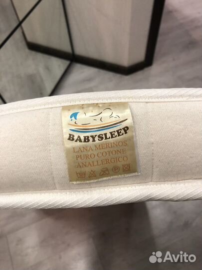 Матрас детский овальный BabySleep