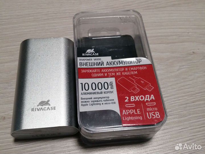 Внешний аккумулятор rivacase Power VA1010
