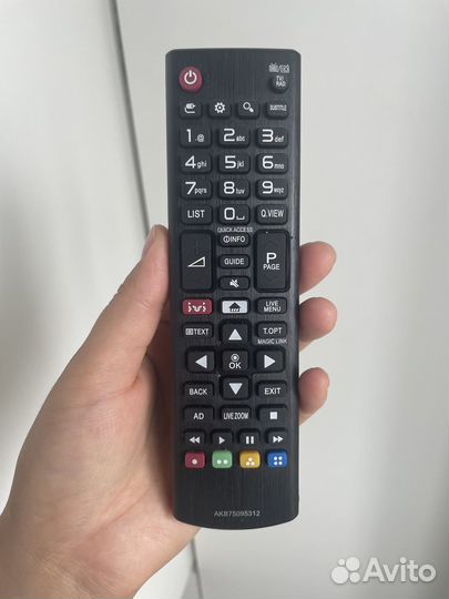 Универсальный пульт для телевизора LG