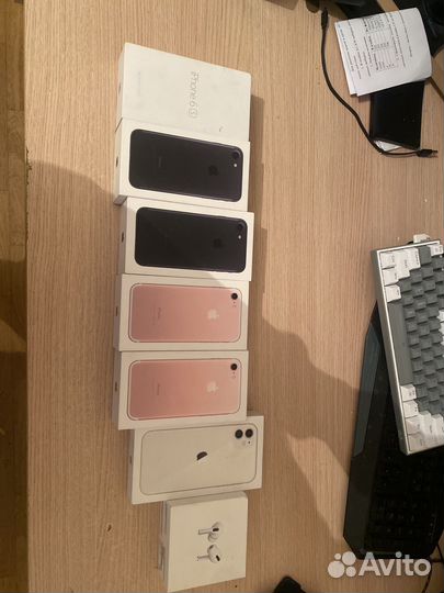 Коробки техники apple iPhone airpods
