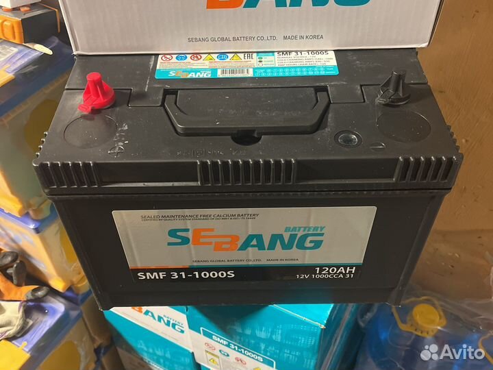 Аккумулятор sebang SMF 31-1000S 120 Ач