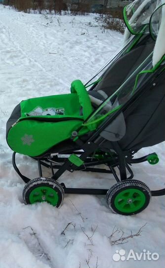 Детские санки коляска
