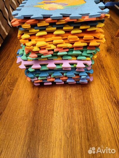 Коврик детский, детский коврик пазл, коврик