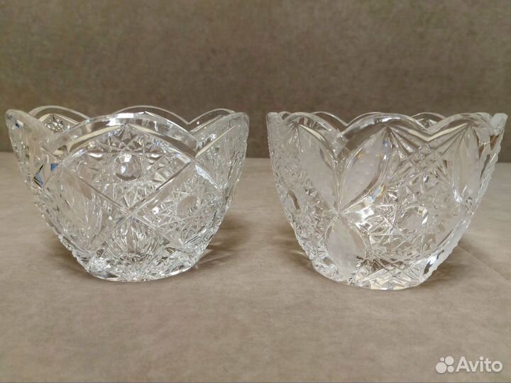 Салатники / конфетницы. Гусь - Хрустальный. СССР