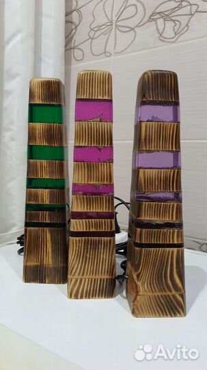 Светильник из эпоксидной смолы