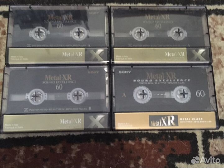 Аудиокассеты TDK, sony. Metal