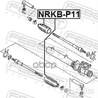 Пыльник рулевой рейки nissan sunny B14