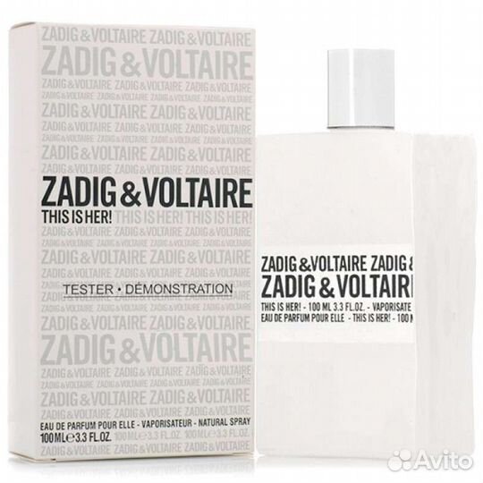 Тестер zadig & voltaire this IS HER, 100ml