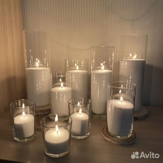 Насыпные свечи аренда