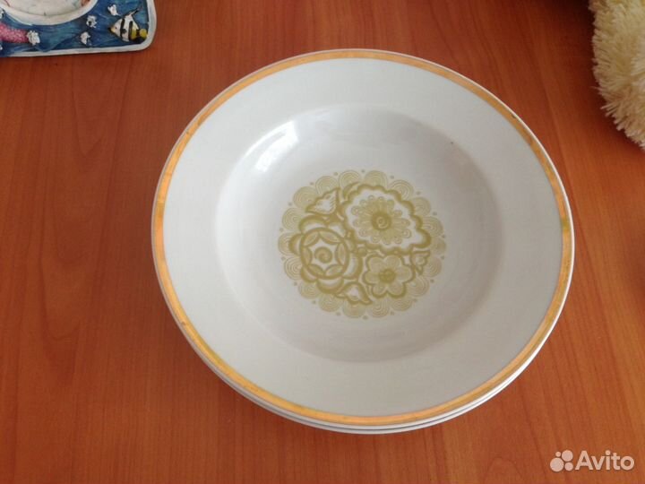Суповые тарелки Бфз Богдановичский фарфоровый заво