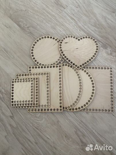 Донышко деревянное для вязания