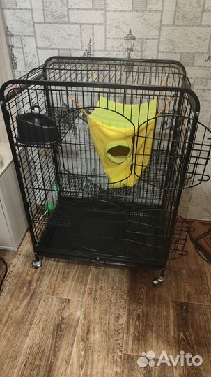 Клетка 3-х этажная Triol C2-1 64х43.5х92.5