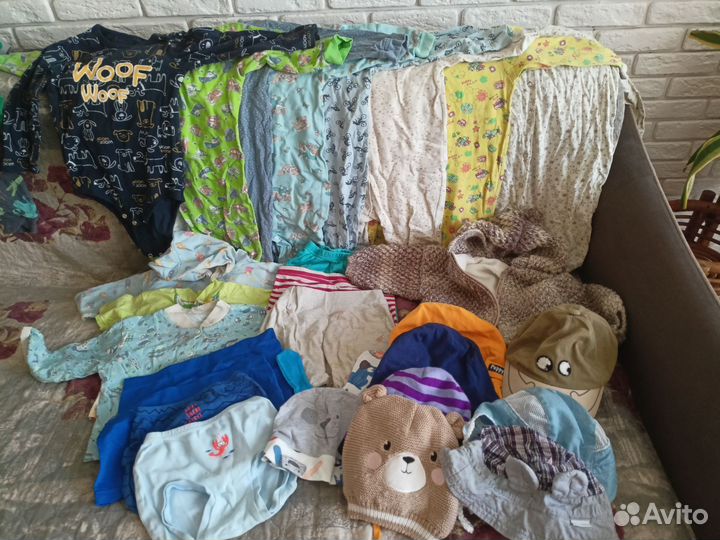 Вещи пакетом для мальчика 0-2 года