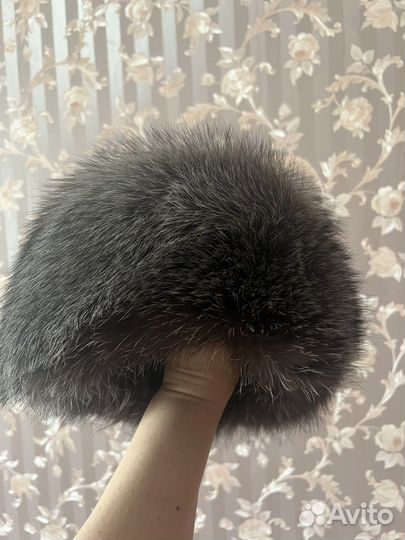 Шапка чернобурка